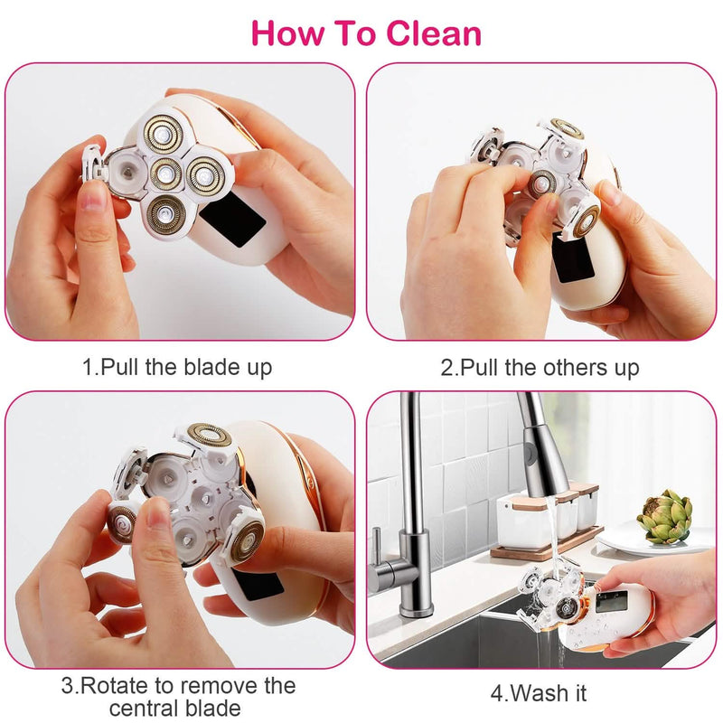 Electric Razor for Women Painless Leg Shaver Beauty & Personal Care - DailySale