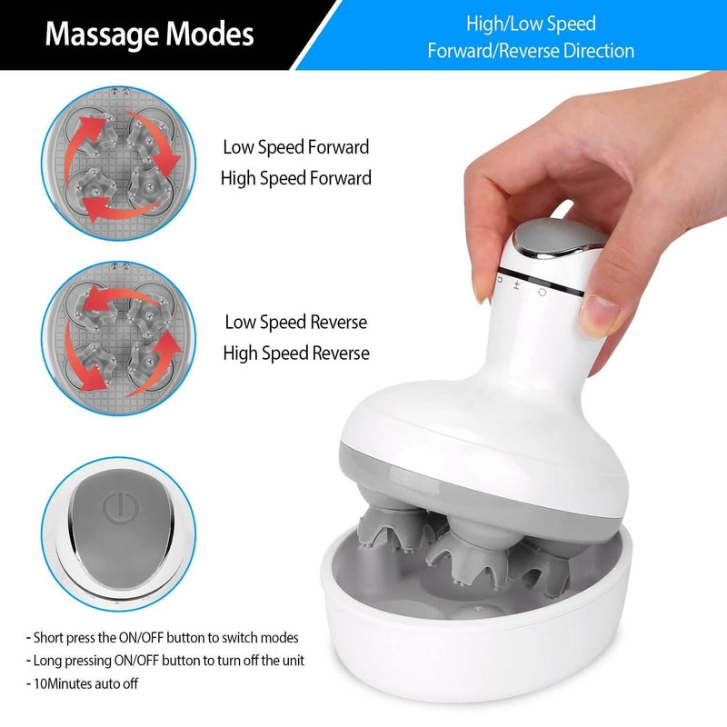 Electric Scalp Massager Handheld Wellness - DailySale
