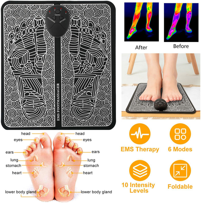 Electric Stimulator Massage Pad Wellness - DailySale