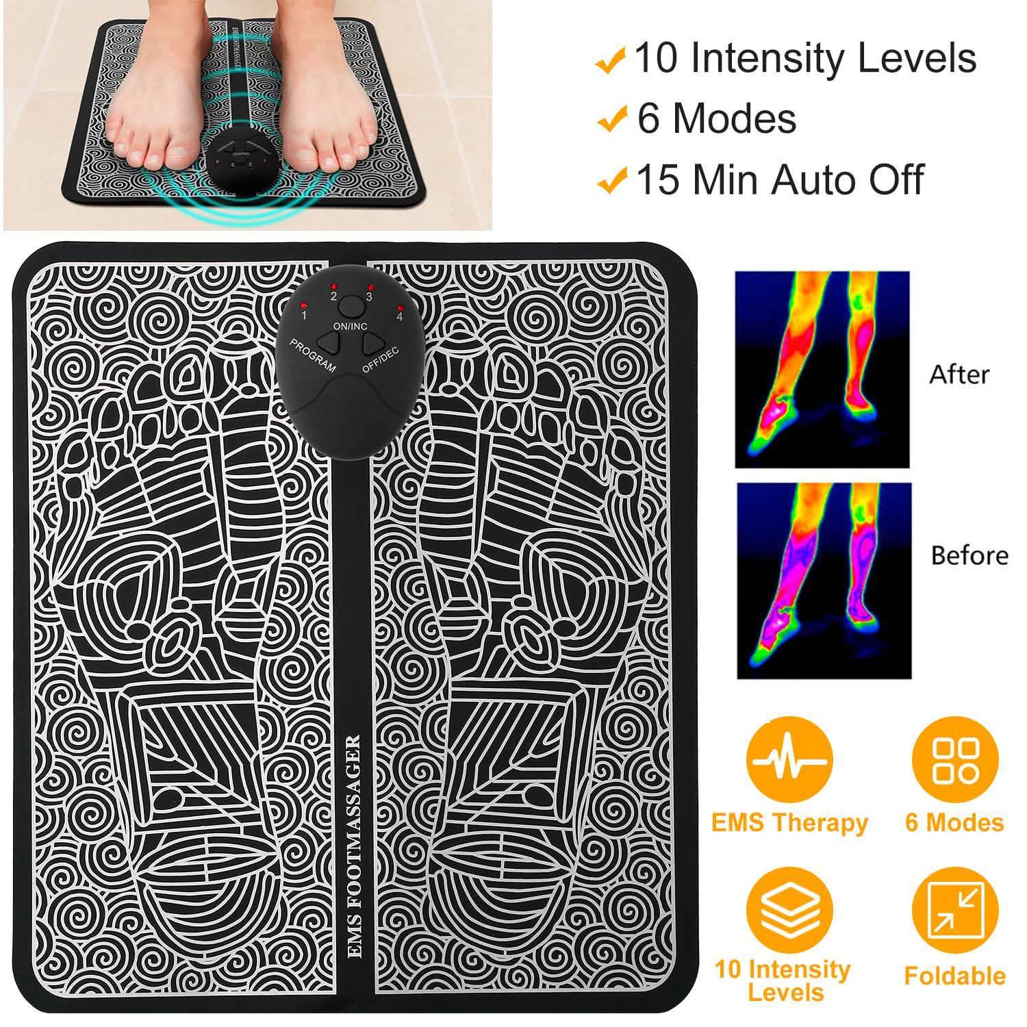 Electric Stimulator Massage Pad Wellness - DailySale
