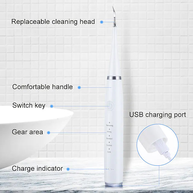 Electric Toothbrush Sonic Dental Scaler Teeth Whitening Kit Beauty & Personal Care - DailySale