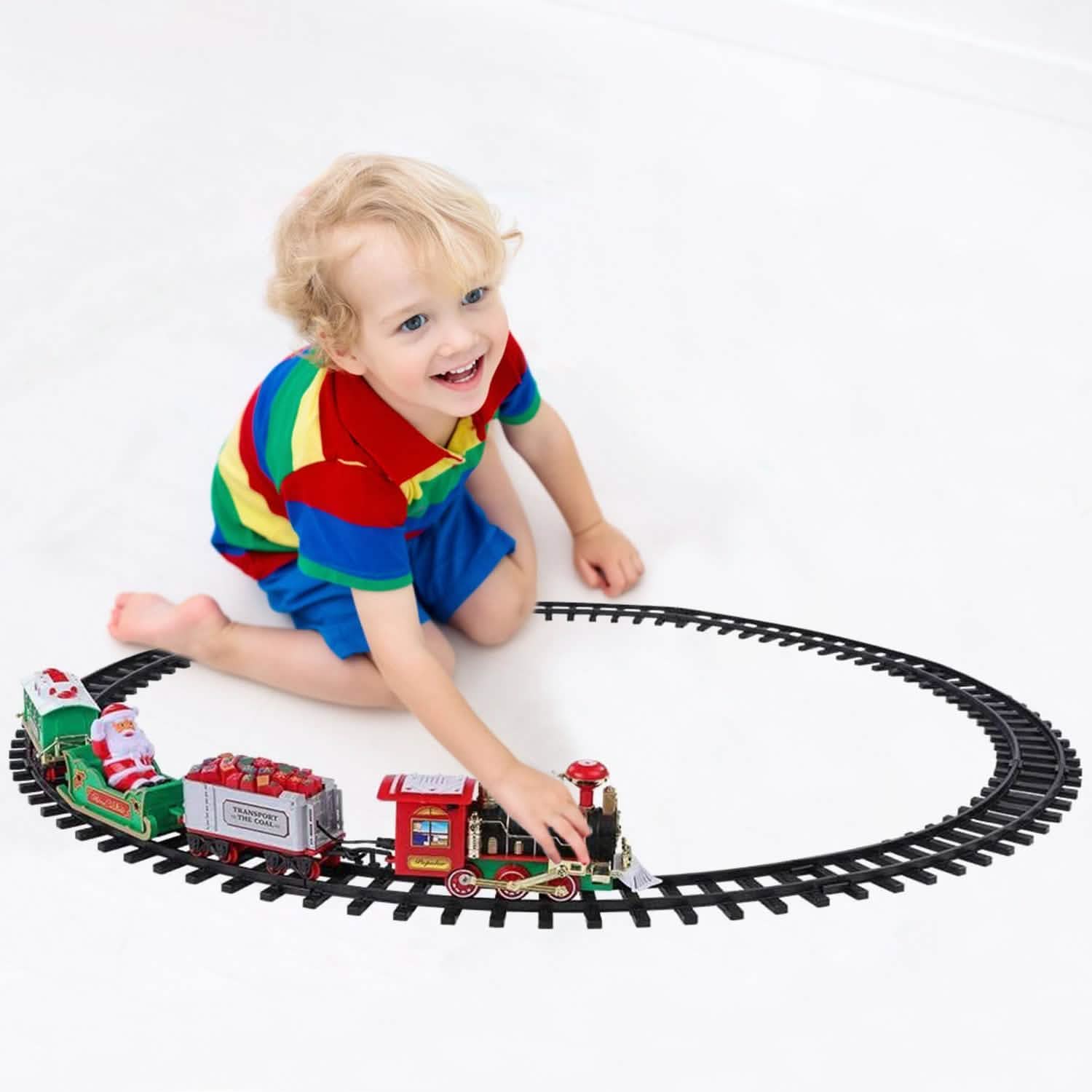 Electric Train Christmas Kid Toy Set Toys & Games - DailySale