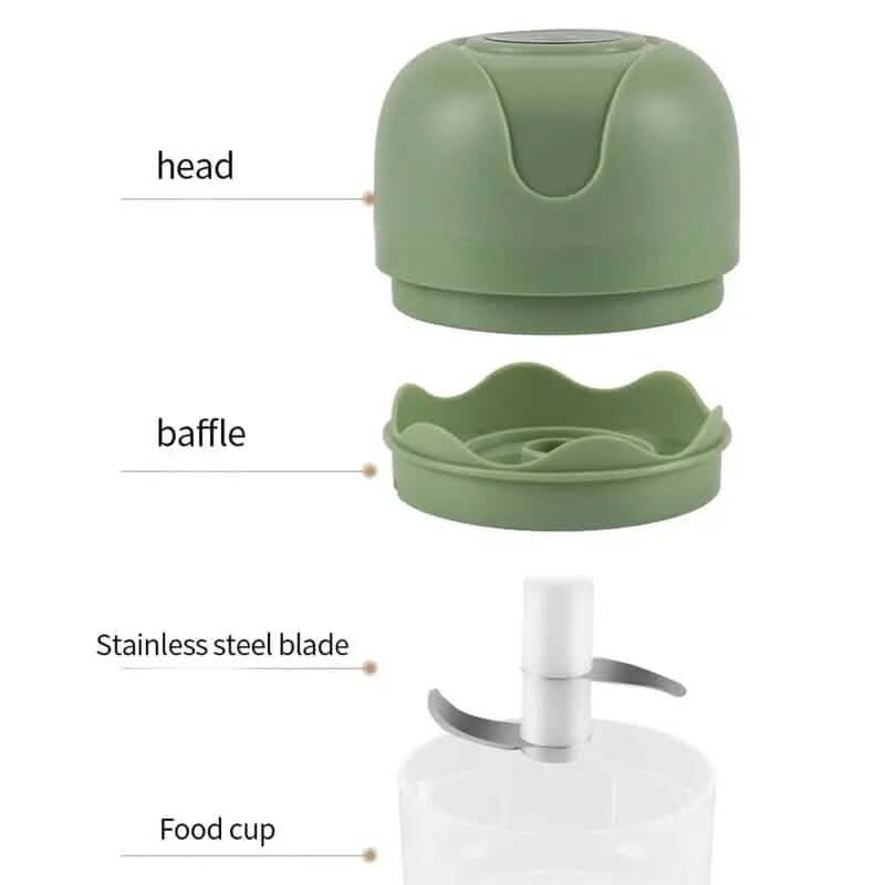 Electric Vegetable Mincer with USB Charging Kitchen Tools & Gadgets - DailySale