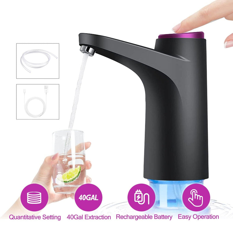 Electric Water Dispenser 40 Gallon USB Rechargeable Kitchen Tools & Gadgets - DailySale