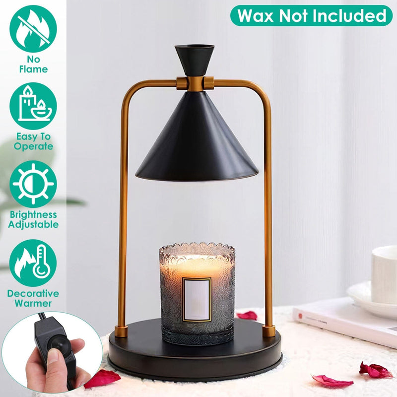 Electric Wax Melt Warmer Lamp Dimmable with 2 GU10 Bulbs Indoor Lighting - DailySale