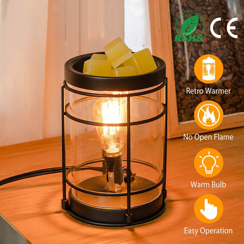 Electric Wax Melt Warmer Vintage Light Bulb Wellness - DailySale