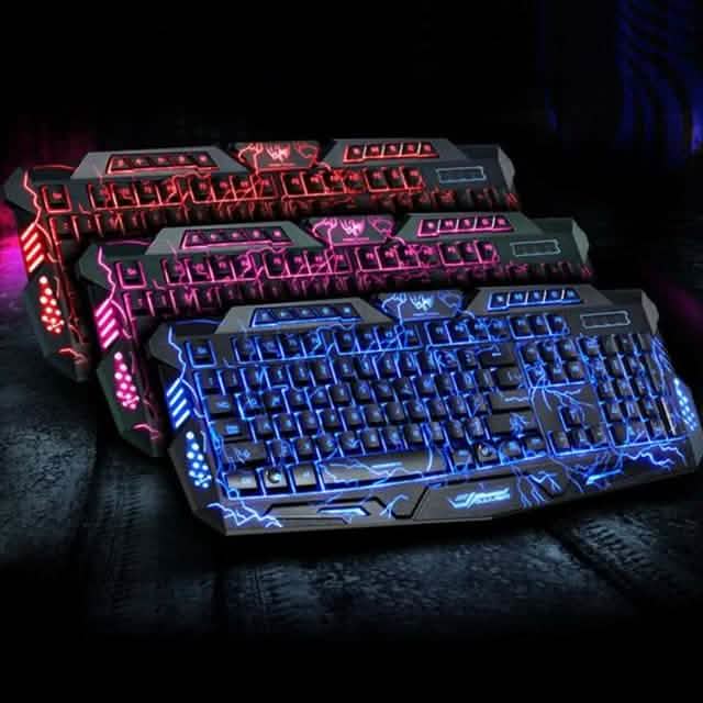 Electrified Gaming Keyboard and Mouse Set Computers - DailySale