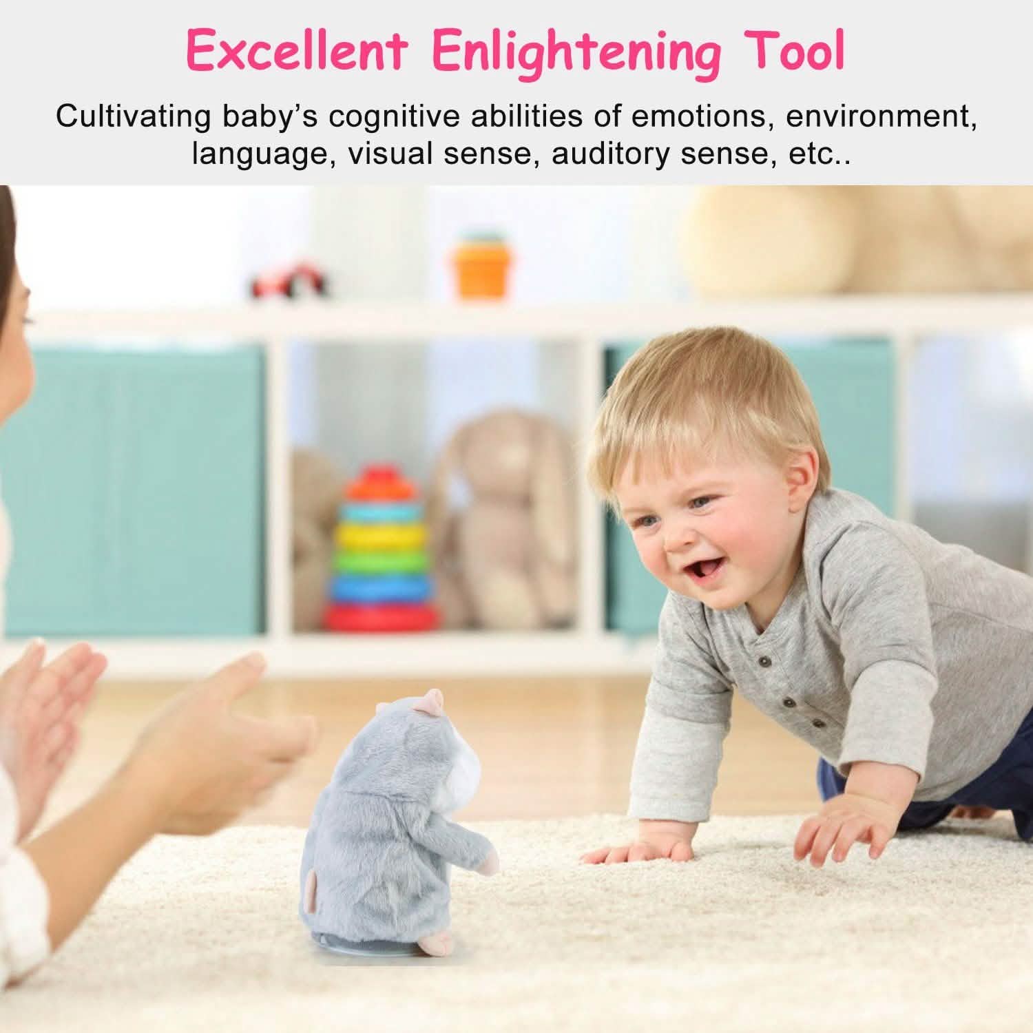 Electronic Talking Hamster Plush Toys & Games - DailySale