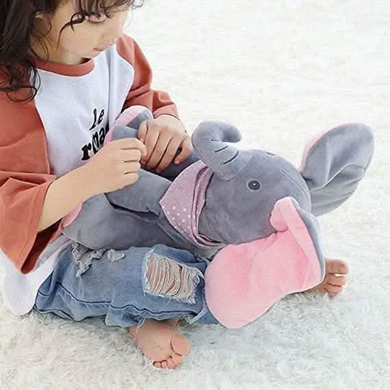 Electronic Talking Singing Blinking Eyes Elephant Plush Toy Toys & Games - DailySale