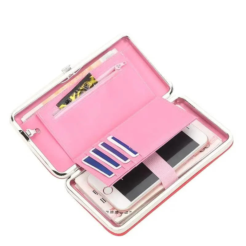 Elegant Bow Decor Phone Wallet Women's Shoes & Accessories - DailySale