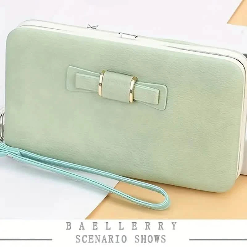 Elegant Bow Decor Phone Wallet Women's Shoes & Accessories - DailySale