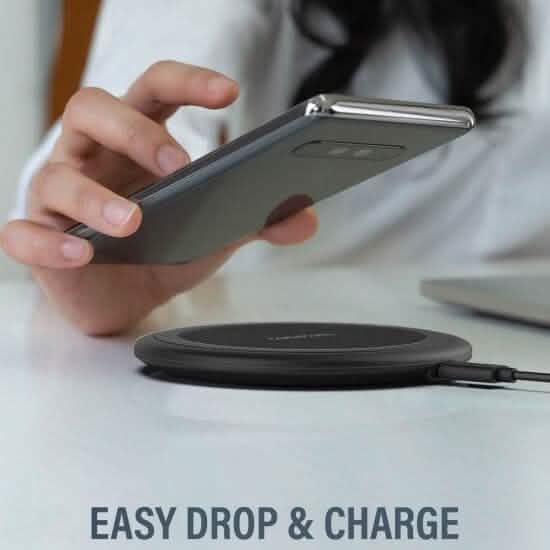 Encased Wireless Charging Qi Pad (Fast Charging) Ultra Thin Charger for iPhone and Android Devices Mobile Accessories - DailySale