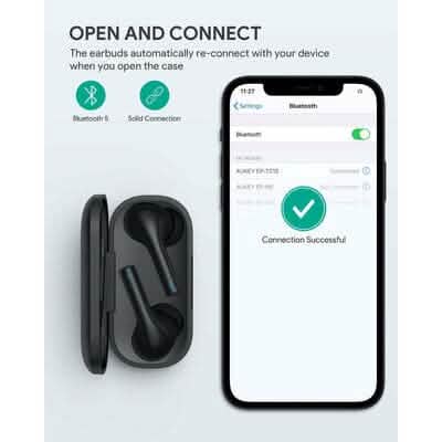 EP-T21S Move Compact II Wireless Earbuds 3D Surround Sound Headphones - DailySale