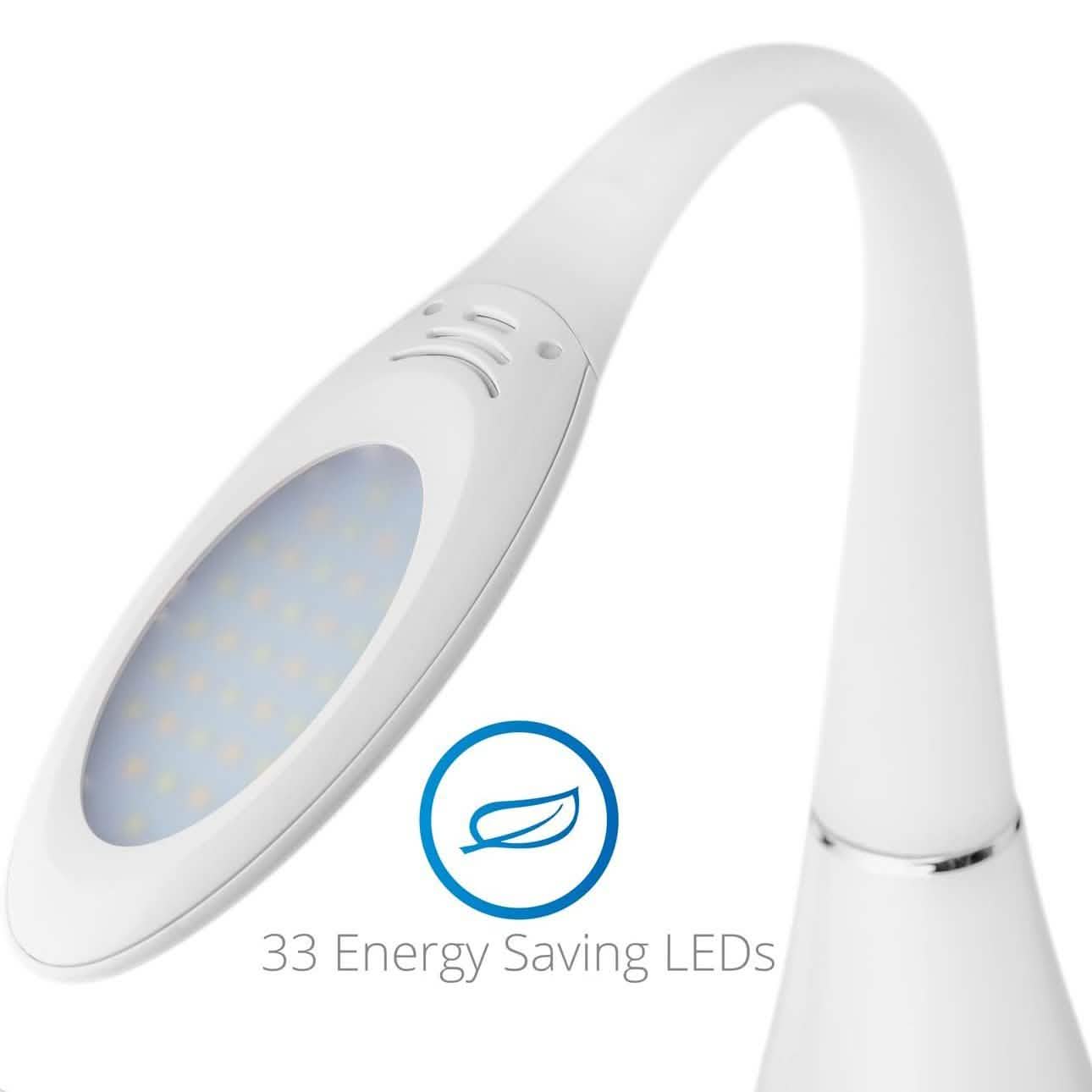 EROS Flexible Gooseneck Dimmable LED Desk Lamp Lighting & Decor - DailySale