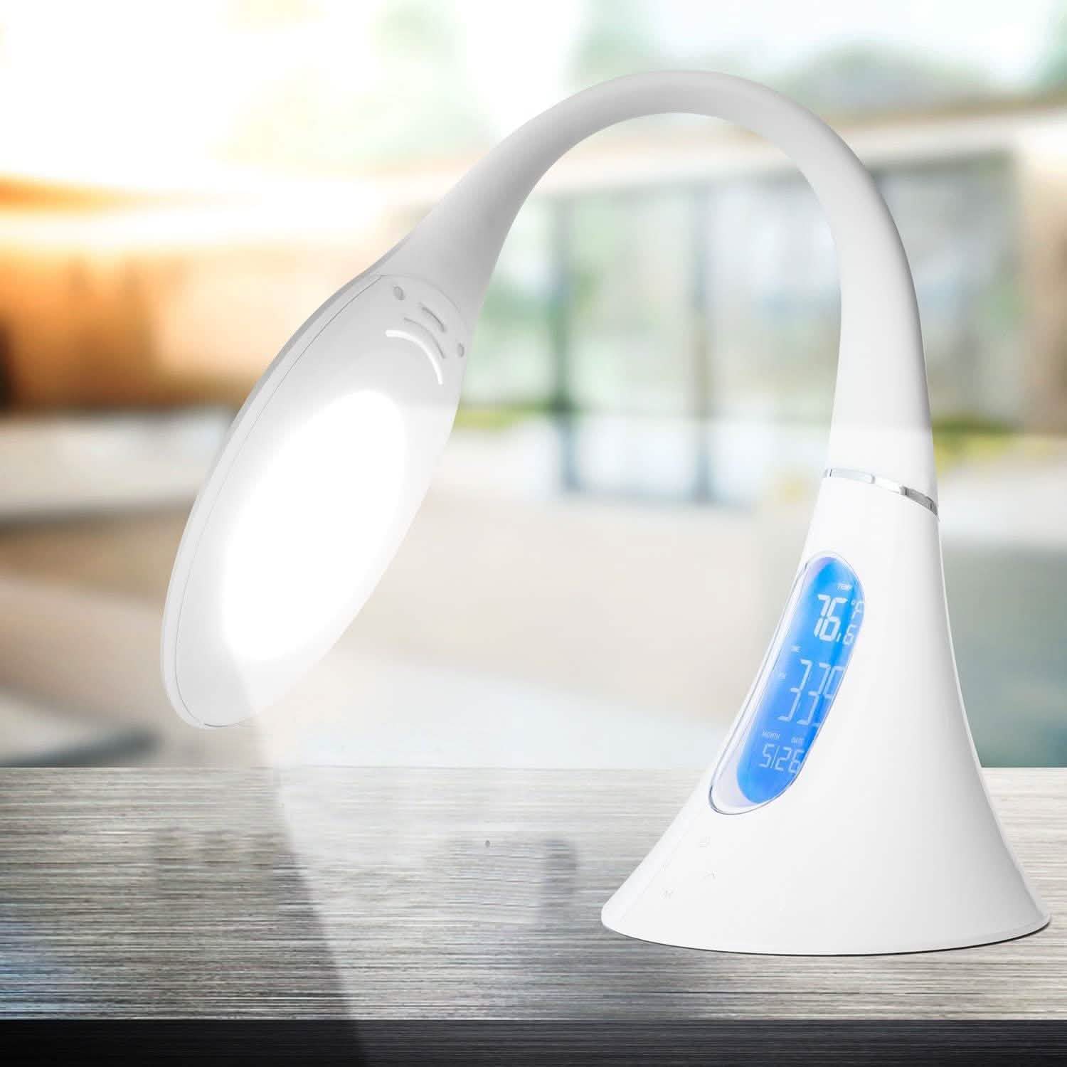 EROS Flexible Gooseneck Dimmable LED Desk Lamp Lighting & Decor - DailySale