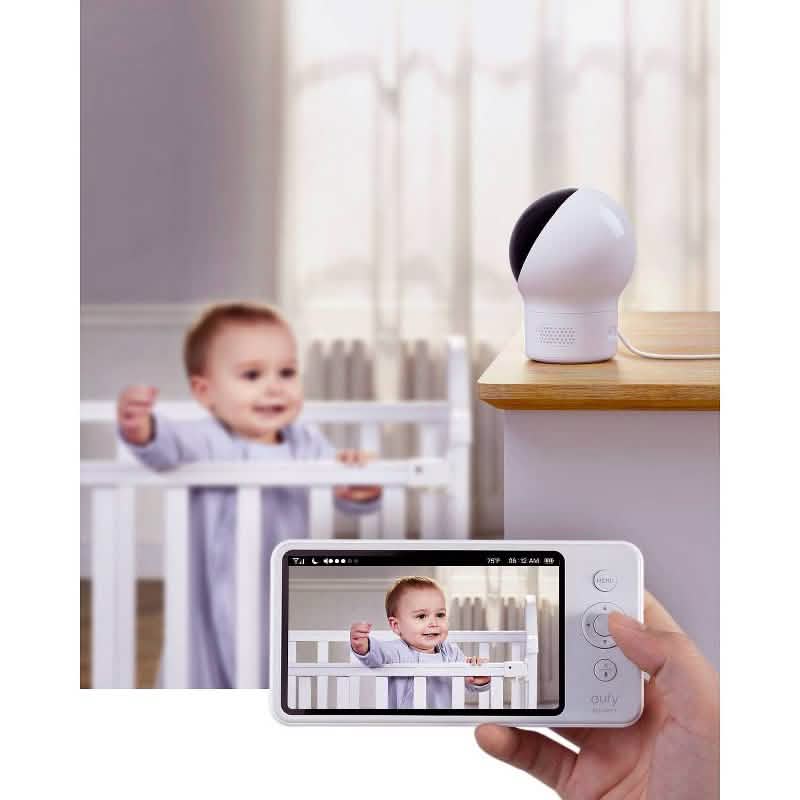 eufy SpaceView Pro 5" 720p Video Baby Monitor Pan&Tilt Camera 2-Way Audio (Open Box) Baby - DailySale