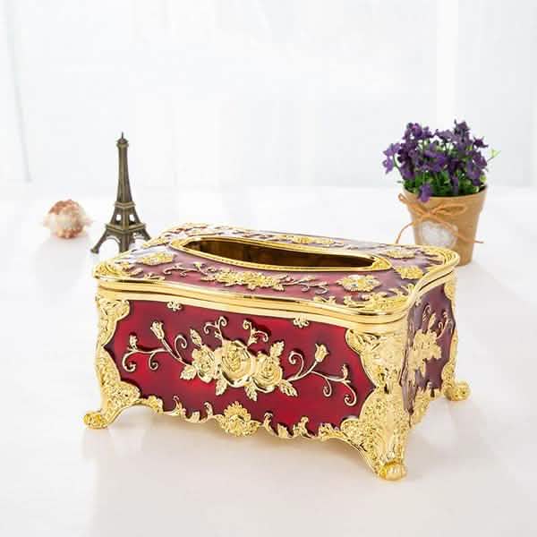 European Vintage Tissue Box Everything Else Red - DailySale