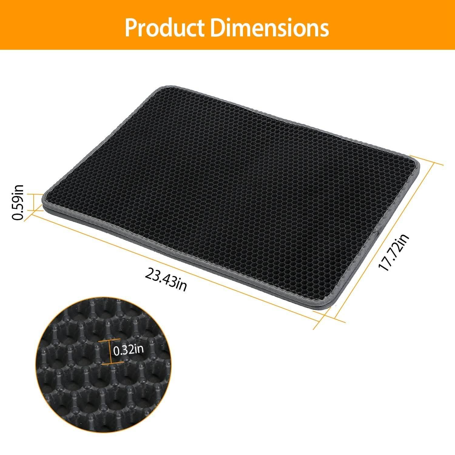 EVA Honeycomb Double Layer Cat Litter Mat Pet Supplies - DailySale