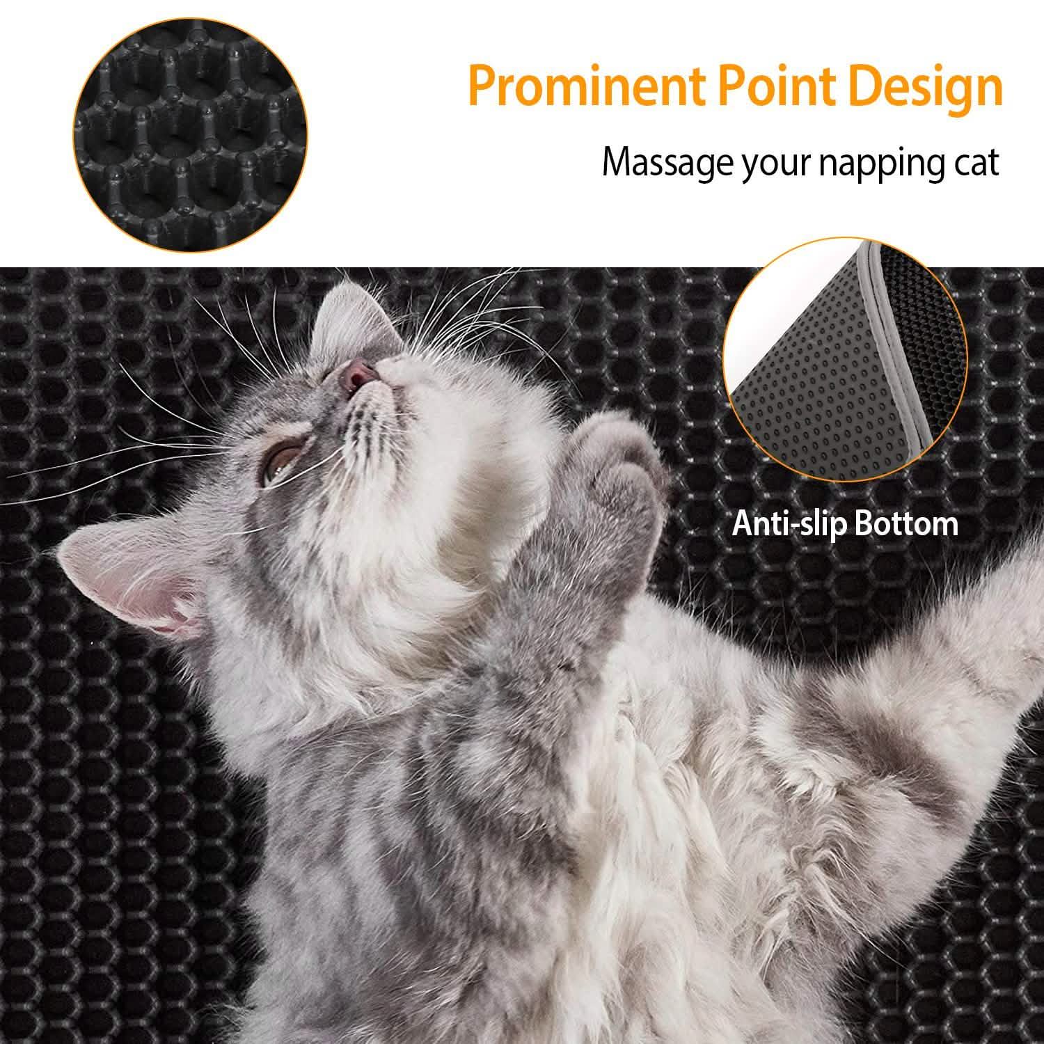 EVA Honeycomb Double Layer Cat Litter Mat Pet Supplies - DailySale