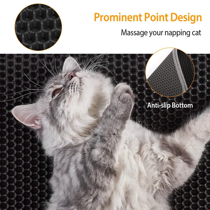 EVA Honeycomb Double Layer Cat Litter Mat Pet Supplies - DailySale