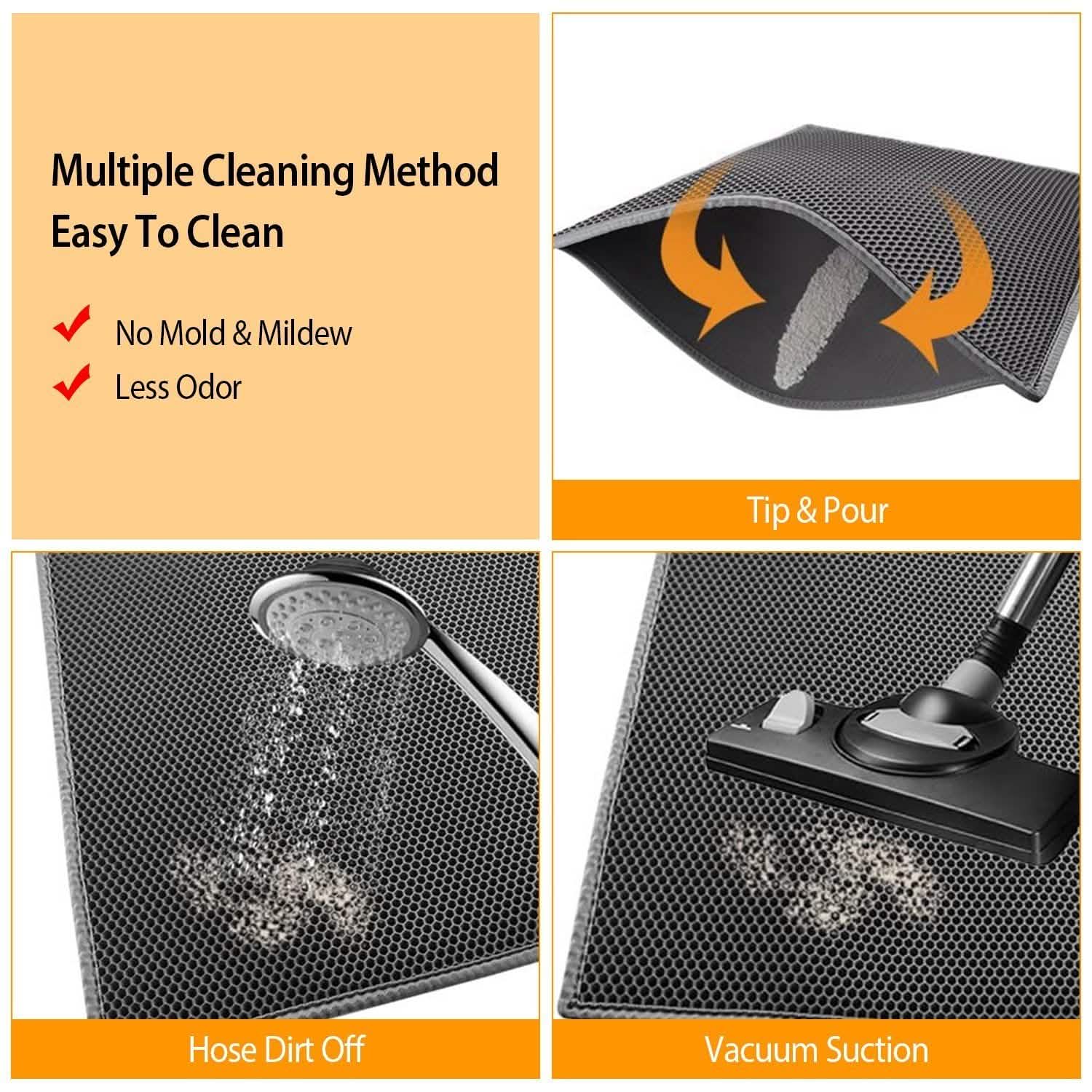 EVA Honeycomb Double Layer Cat Litter Mat Pet Supplies - DailySale