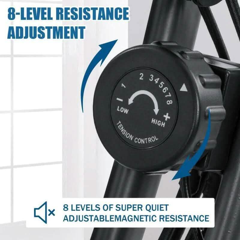 Exercise Stationary Folding Bike Fitness - DailySale