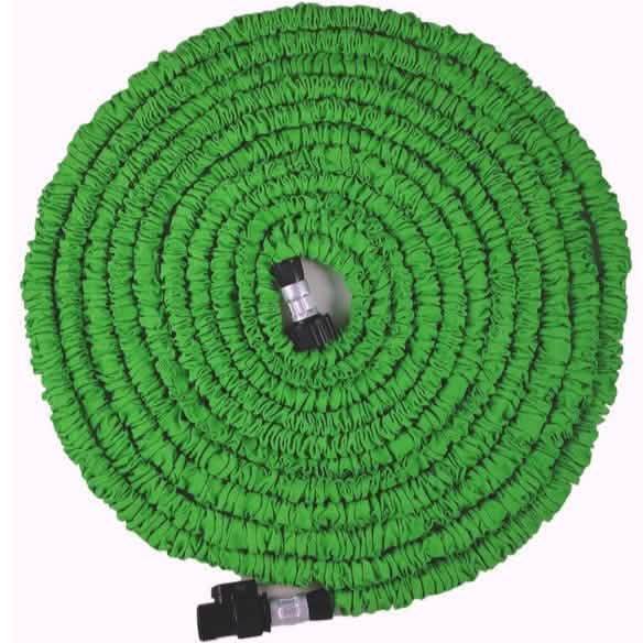 Expandable Garden Hose with Sprayer Garden & Patio Green 50ft - DailySale