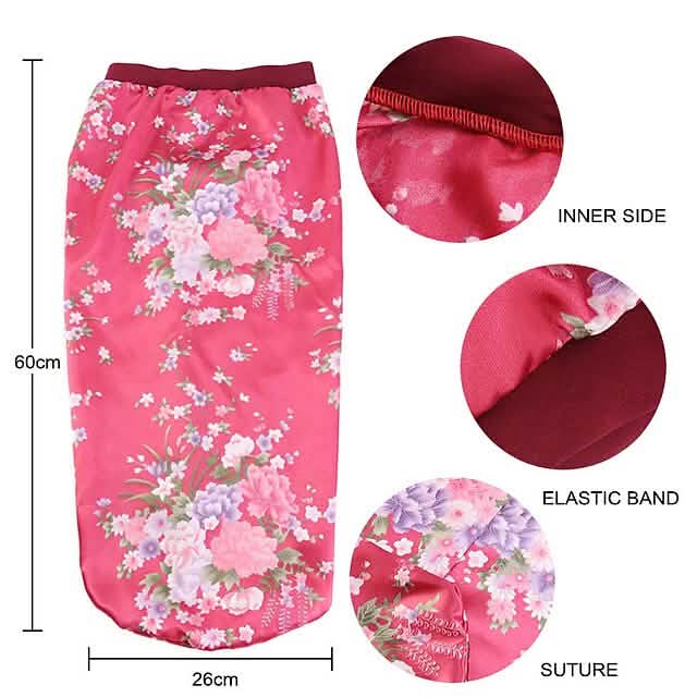 Extra Long Satin Bonnet Sleep Cap Long Bonnet for Braids Hair Loose Cap Women's Shoes & Accessories - DailySale