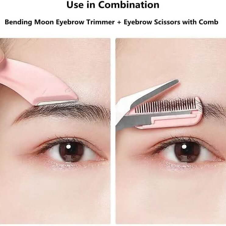 Eyebrow Trimmer Scissors with Comb Beauty & Personal Care - DailySale