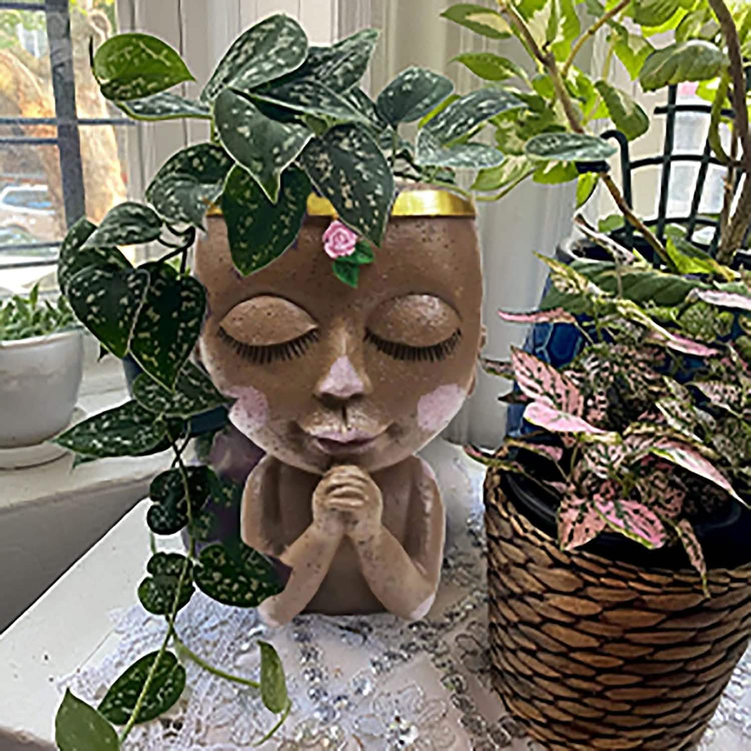 Face Planters Pots Unique Head Planter Furniture & Decor - DailySale