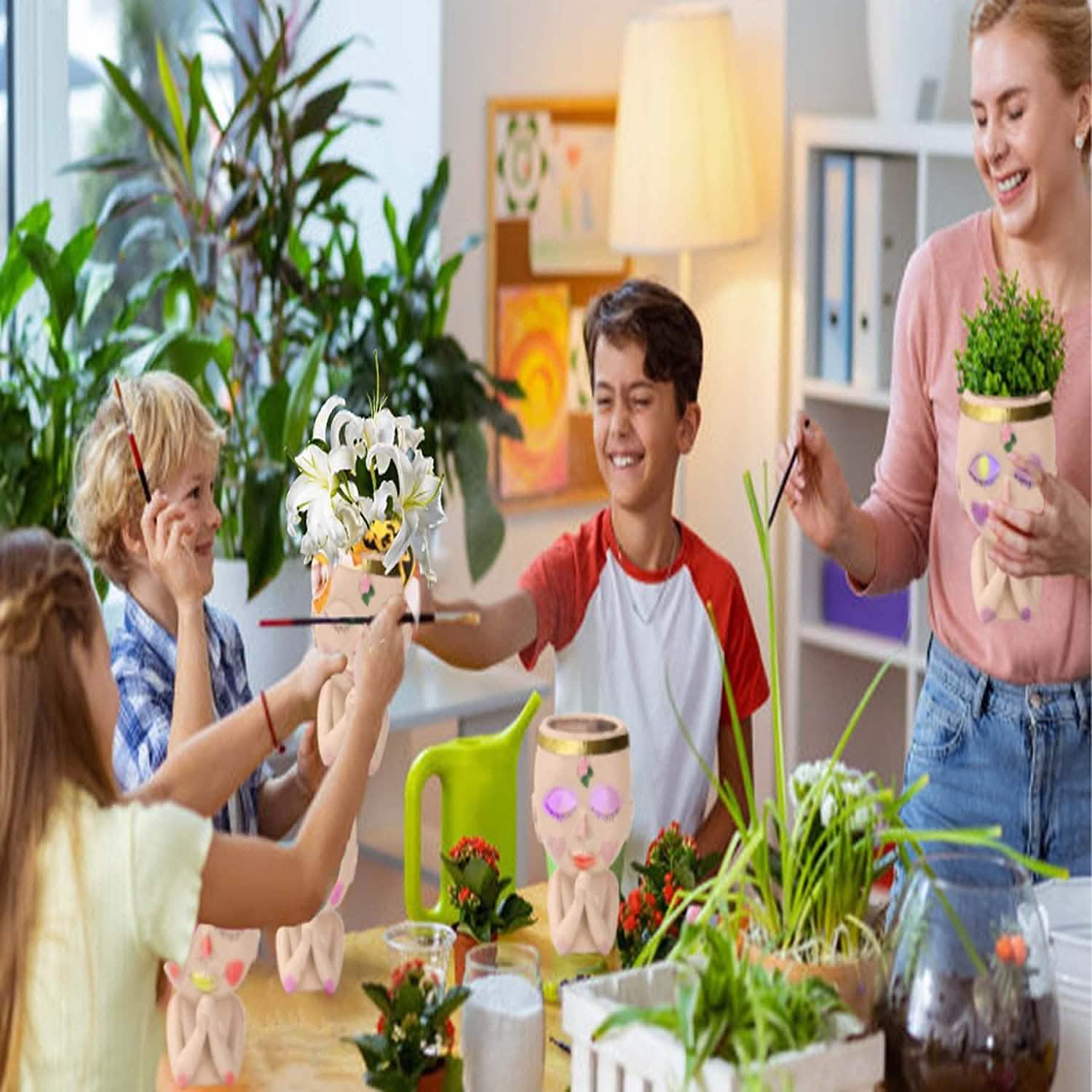 Face Planters Pots Unique Head Planter Furniture & Decor - DailySale