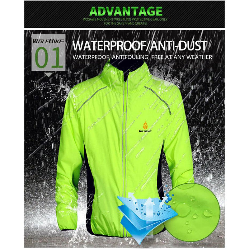 Fashion Tour De France Breathable Bicycle Cycle Waterproof Raincoat Women's Clothing - DailySale