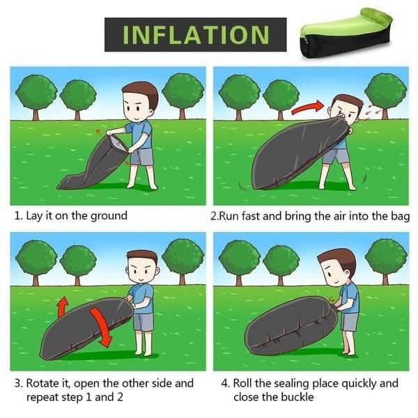 Fast Inflatable Lazy Sofa Sports & Outdoors - DailySale