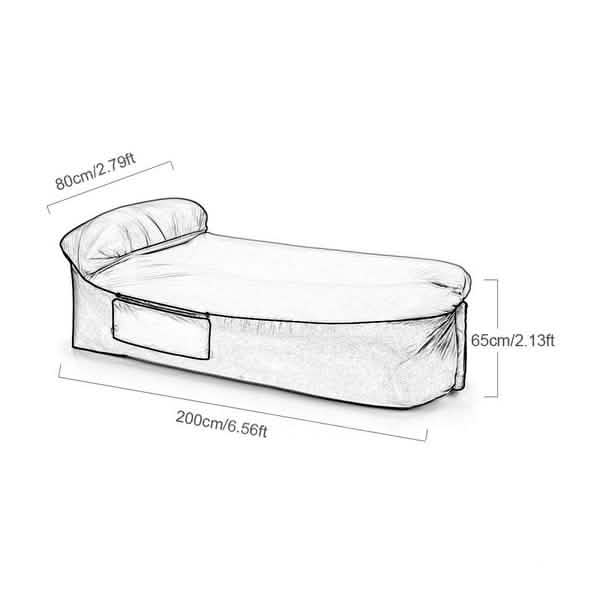 Fast Inflatable Lazy Sofa Sports & Outdoors - DailySale