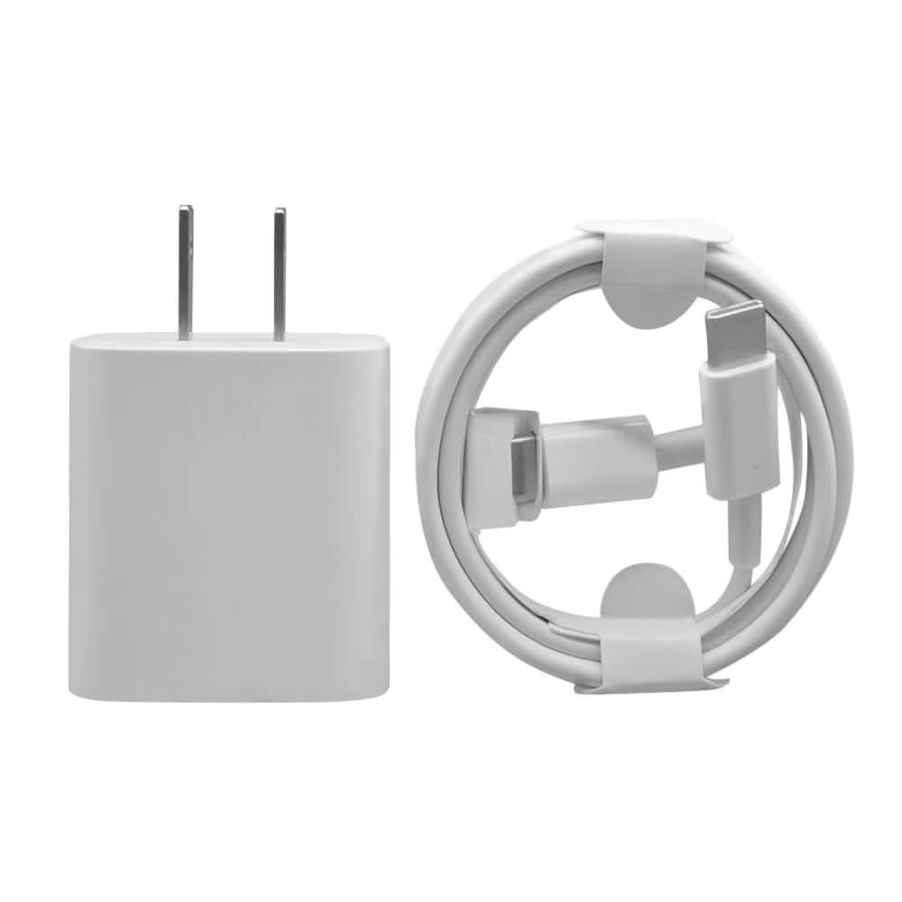 Fast USB-C to Lightning Cable and 20W Adapter Mobile Accessories - DailySale