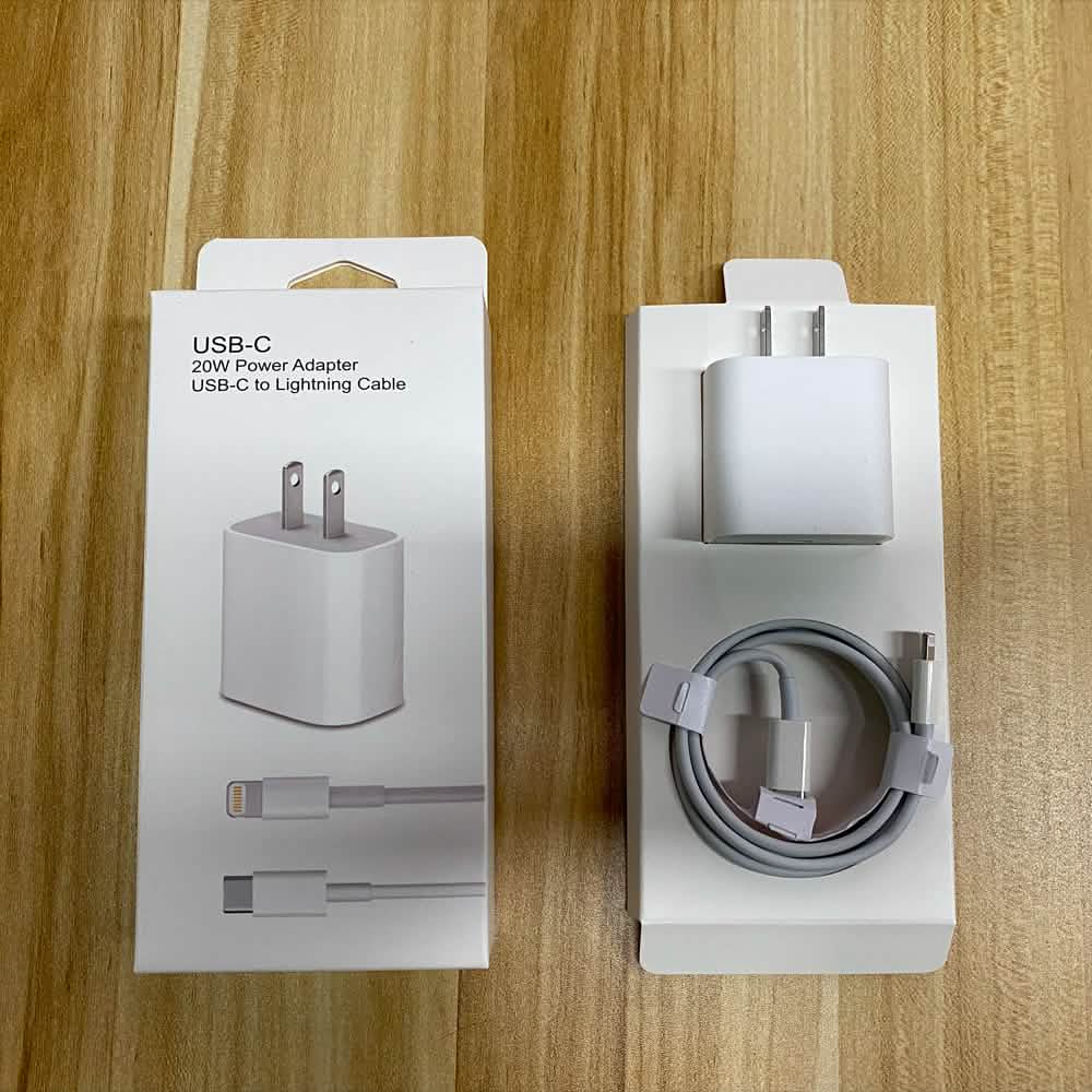 Fast USB-C to Lightning Cable and 20W Adapter Mobile Accessories - DailySale