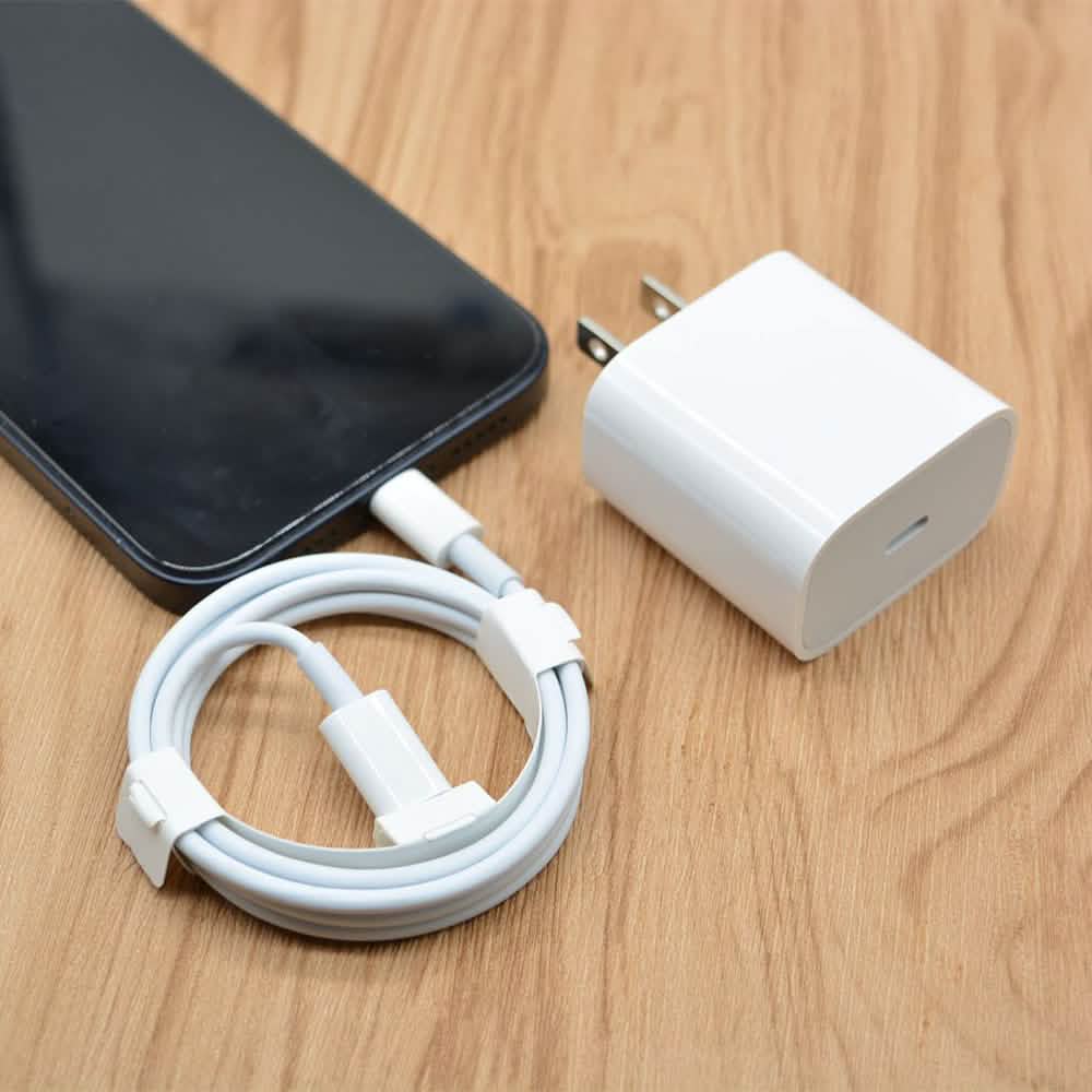 Fast USB-C to Lightning Cable and 20W Adapter Mobile Accessories - DailySale
