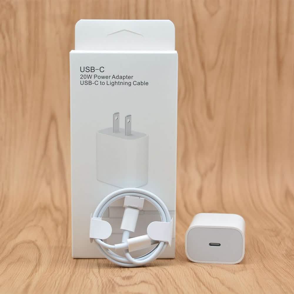 Fast USB-C to Lightning Cable and 20W Adapter Mobile Accessories - DailySale