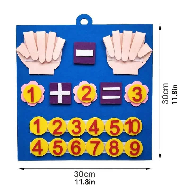 Felt Board Finger Numbers Counting Toy Toys & Games - DailySale