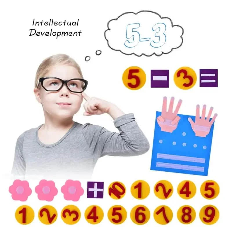 Felt Board Finger Numbers Counting Toy Toys & Games - DailySale