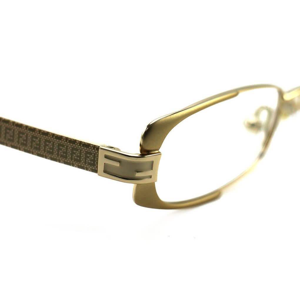 Fendi Women's Eyeglasses F943 714 Gold/Beige 49 16 135 Full Rim Oval Women's Accessories - DailySale