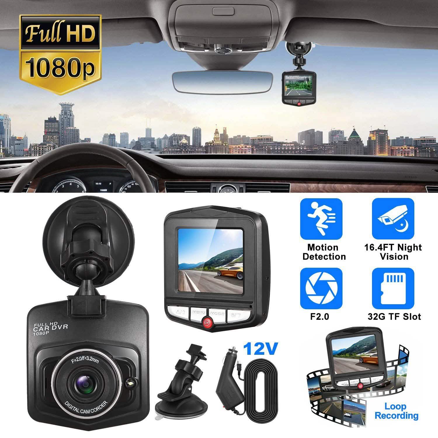 FHD 1080P Car DVD Dash Cam Vehicle Video Recorder Automotive - DailySale