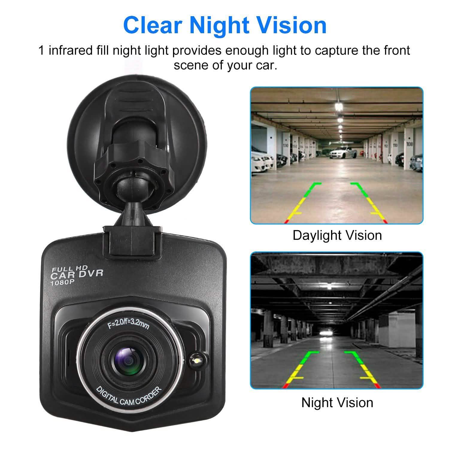 FHD 1080P Car DVD Dash Cam Vehicle Video Recorder Automotive - DailySale