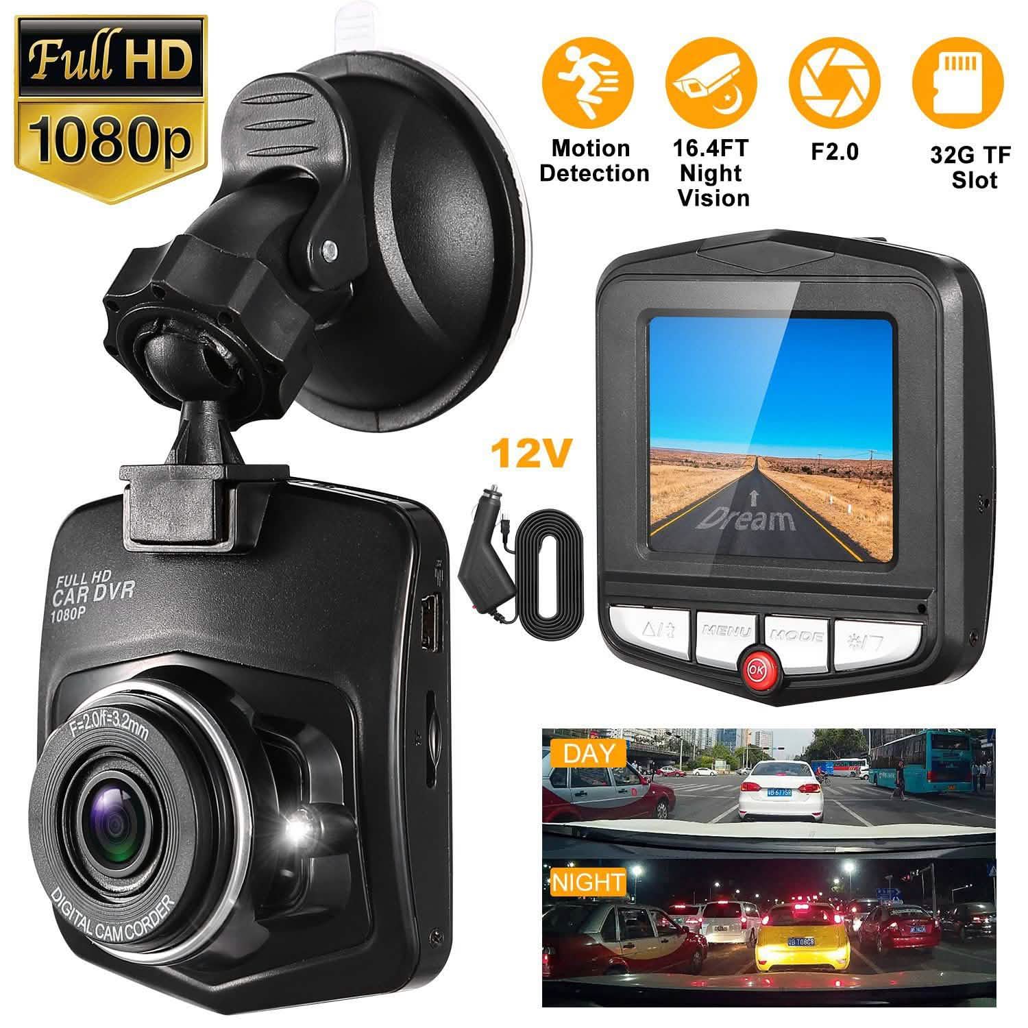 FHD 1080P Car DVD Dash Cam Vehicle Video Recorder Automotive - DailySale