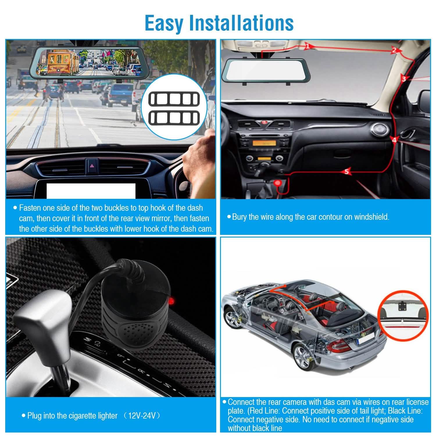 FHD 1080P Car DVR Dash Camera with G-Sensor Automotive - DailySale