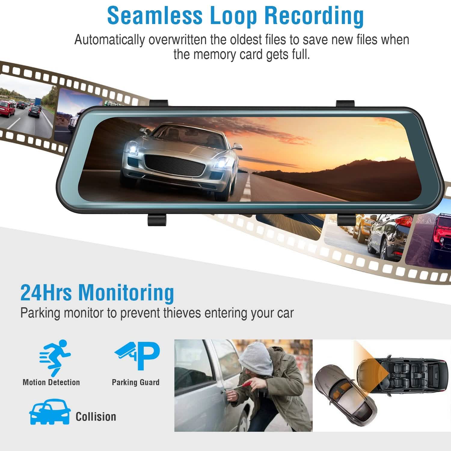 FHD 1080P Car DVR Dash Camera with G-Sensor Automotive - DailySale