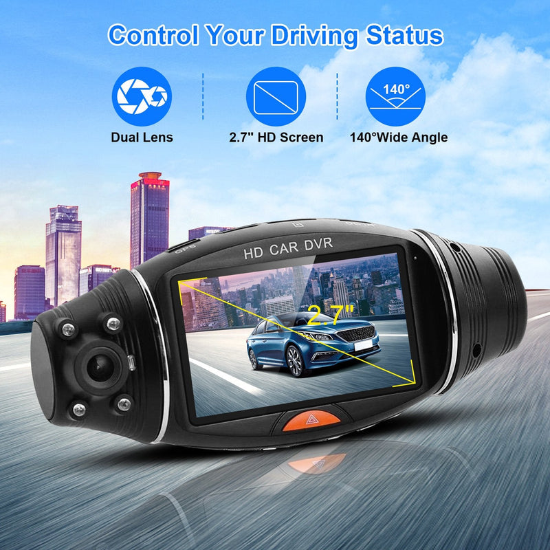 FHD 1080P Dual Lens Car DVR Dash Cam Automotive - DailySale