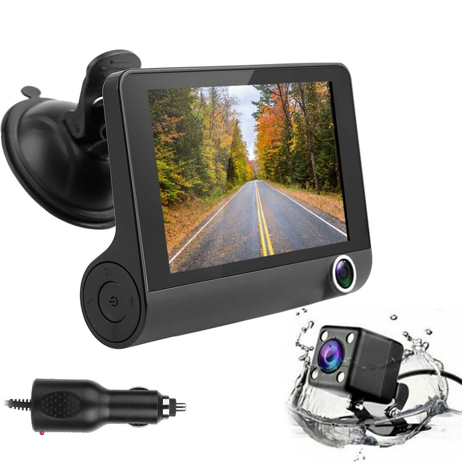 FHD 1080P Touchscreen Car DVR Dash Camera Automotive - DailySale