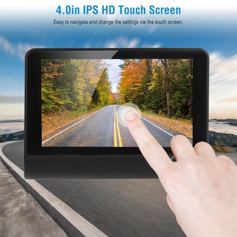 FHD 1080P Touchscreen Car DVR Dash Camera Automotive - DailySale