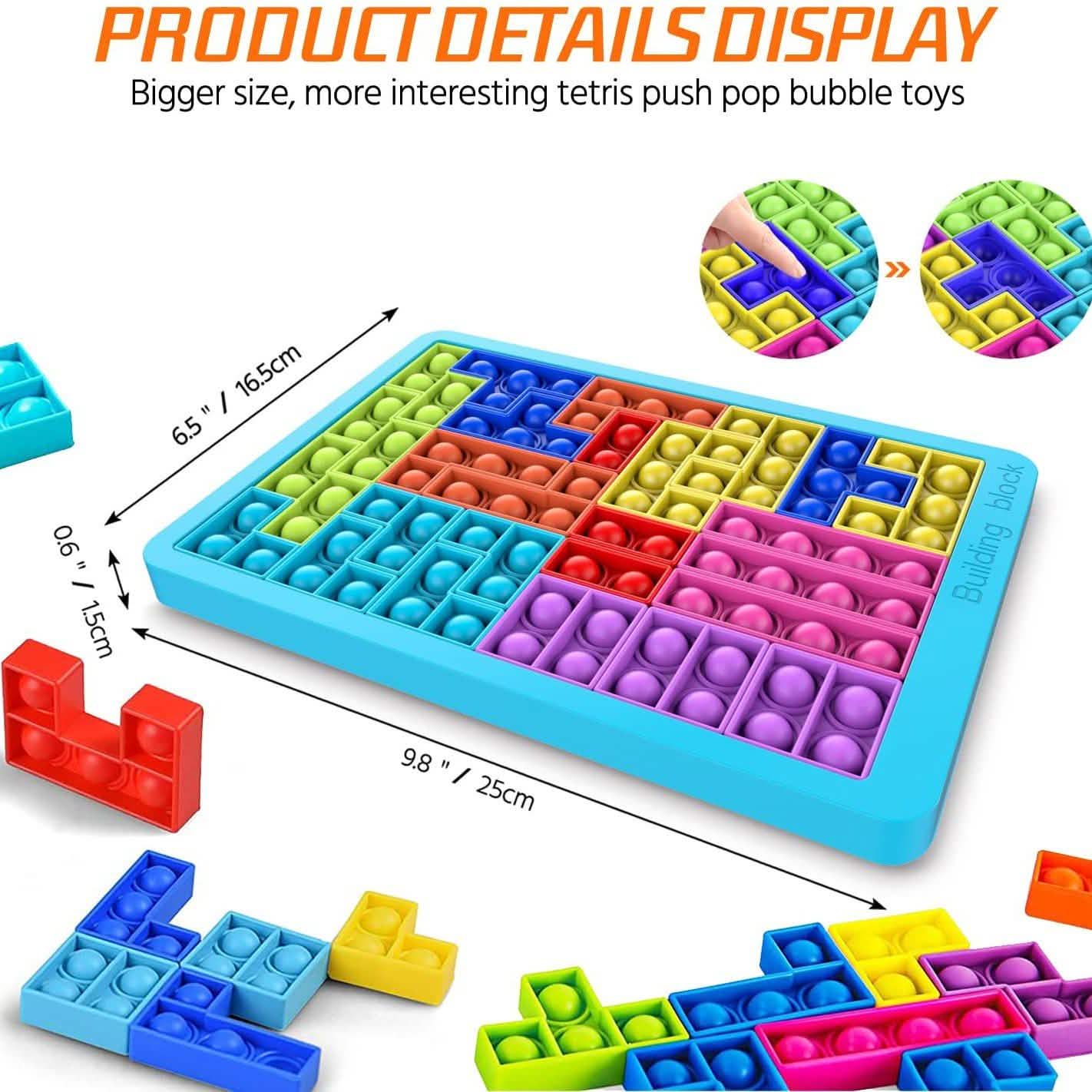 Fidget Toys - Big Size Push Pop Bubble Fidget Sensory Toy Toys & Games - DailySale